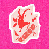 Skating Boy Sticker