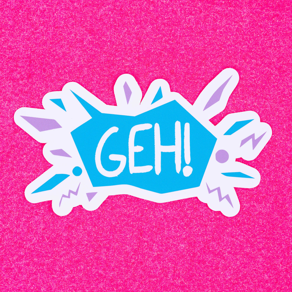 First Edition GEH logo sticker